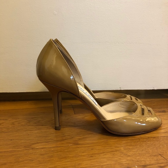 Jimmy Choo tan leather stilettos- size 5 - Picture 3 of 7